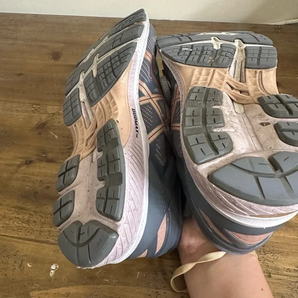 Asics Gel-Kayano 26 Gray Brown Shoes Sneakers Women Size 9 - Picture 7 of 7